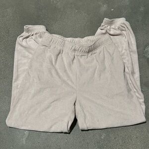 light pink Towel sweats